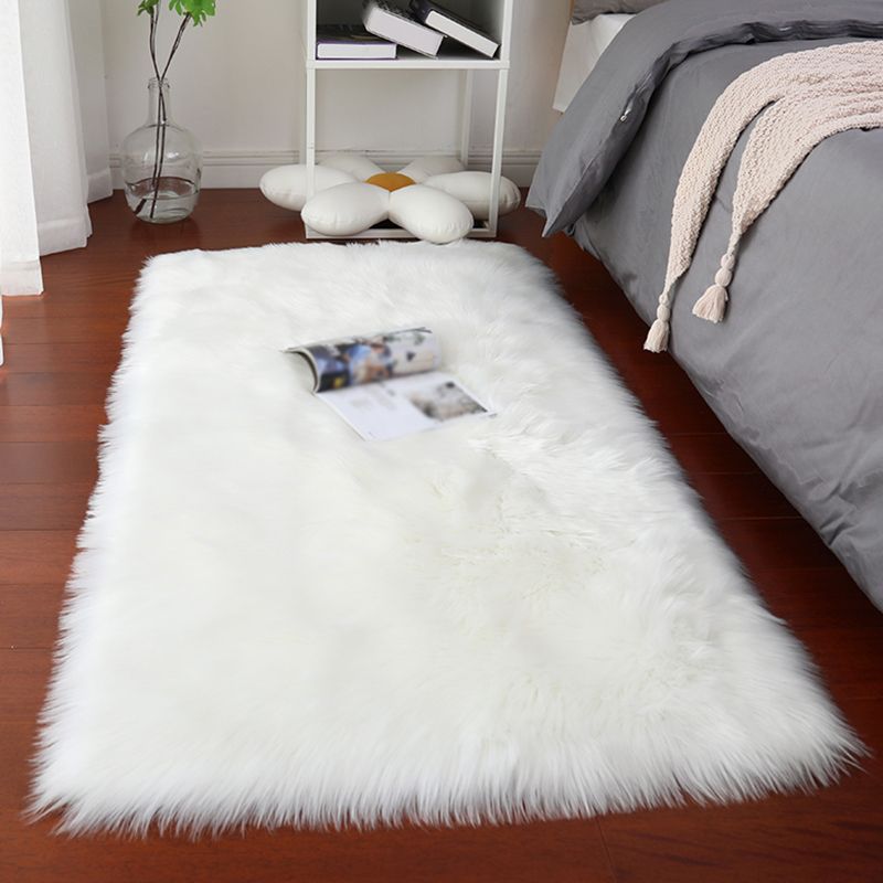 Funky Simplicity Shag Rug Comfort Solid Area Carpet Polypropylene Washable Rug for Home Decoration
