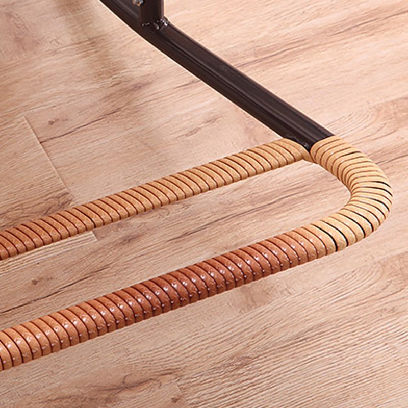 Indoor Rattan Rocking Chair Mid-Century Modern Rocking Chair