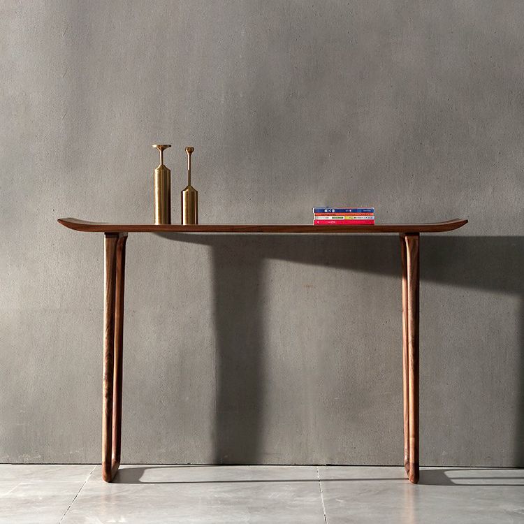 Pine Solid Wood Console Table,11.81inch Wide, Hall Accent Rectangle Table