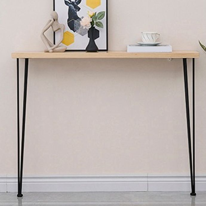 31.5 Inch Height Console Table Solid Wood Contemporary Console
