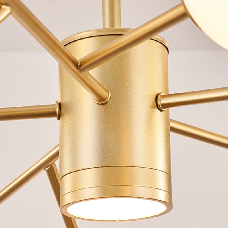 Accesorios de lámparas colgantes de tono esférico contemporáneo accesorios de iluminación de vidrio