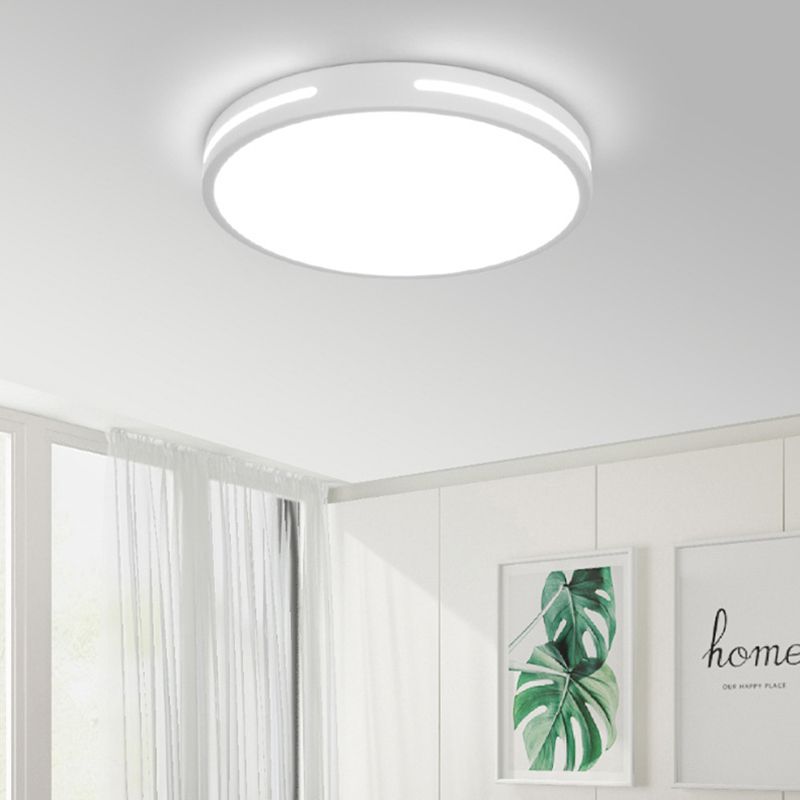 Modern Style 1-Light Flush Ceiling Light Fixtures Geometrical Metal Flush Mount Led Lights
