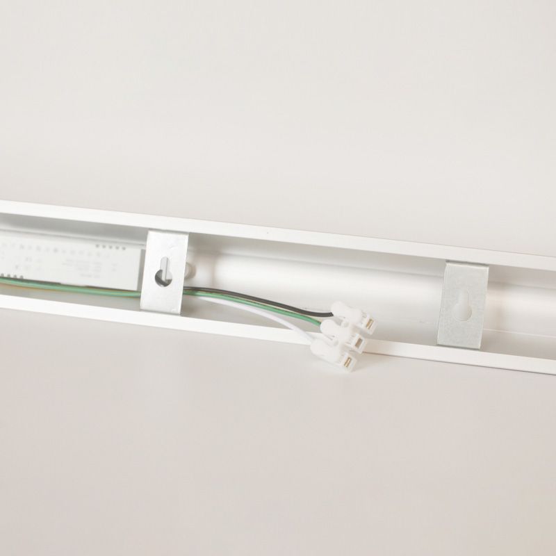 Modern Straight Mirror Light Waterproof Aluminum 1 Light Wall Sconce for Bathroom