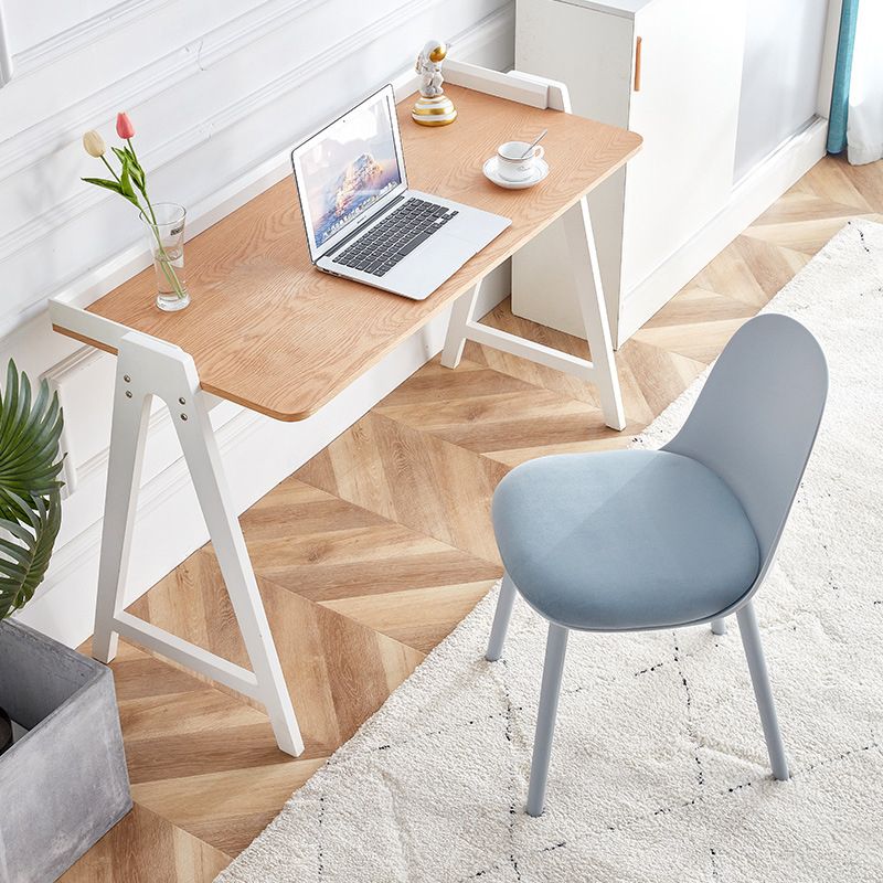 Modern Style Side Chair Plastic Upholstered Dining Side Chair for Indoor