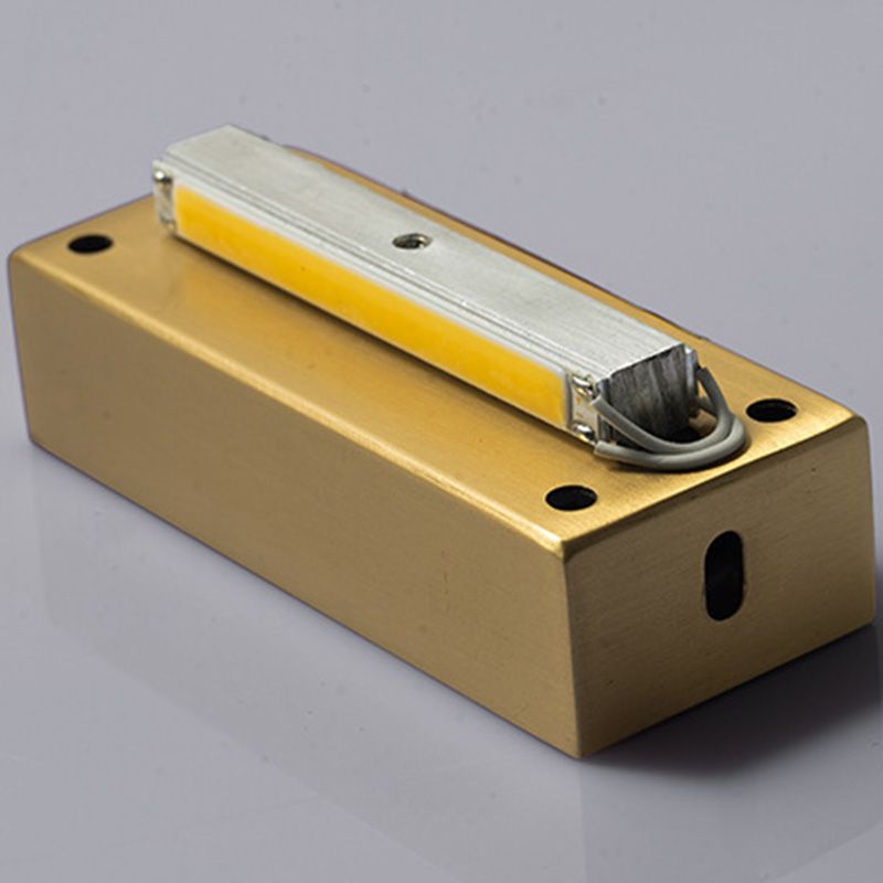 Post-Modern Wall Sconce Rectangular Brass Sconce Lighting for Bedroom