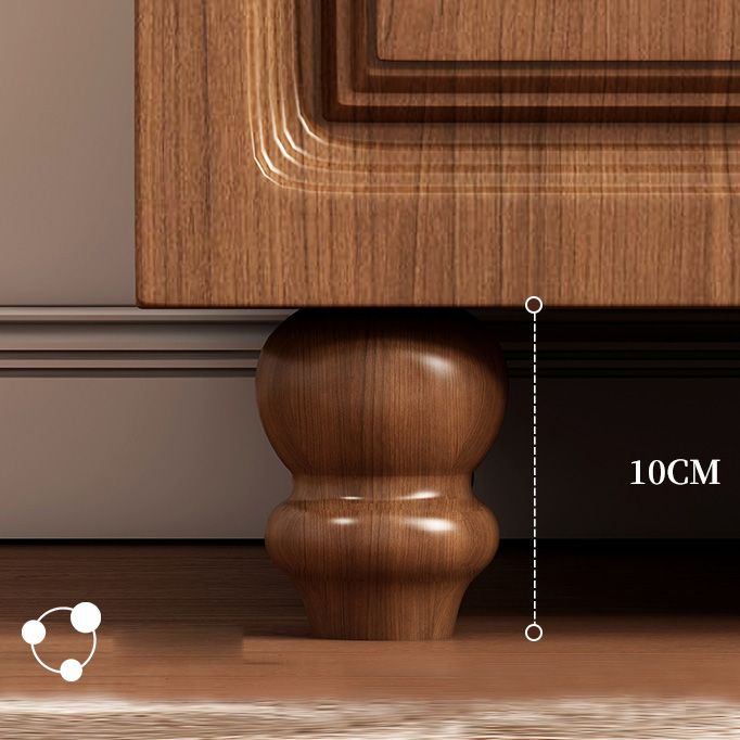 Modern Storage Cabinet Solid Wood Cabinet with Drawer for Home