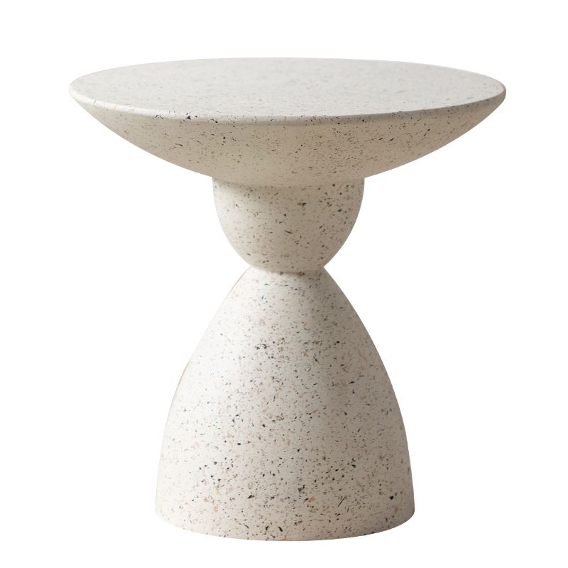 Metal Pedestal Coffee Table Contemporary White Coffee Cocktail Table