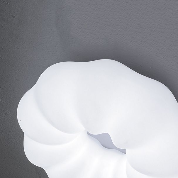 Cloud Shape 1 - Light Flush Mount Light Cream White Acrylic Modern Ceiling Flush
