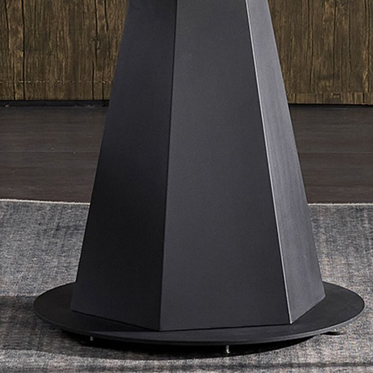 Modern 1/3/4/5/7 Pieces White Dining Table Set with Sintered Stone Top Round Dinette Set