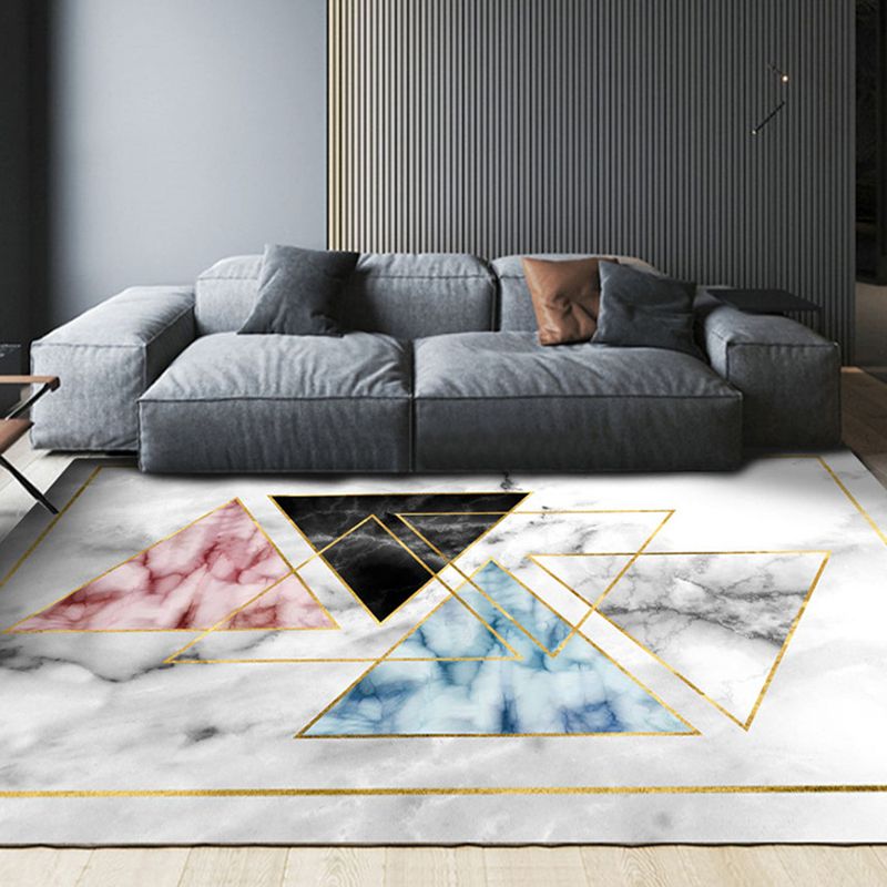 Modern tapijt trendy abstract patroon tapijt polyester vlekbestendig gebied tapijt voor woonkamer
