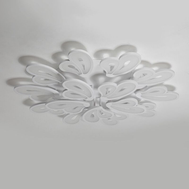 Floral Flush Mount Ceiling Light Acrylique Modern Simplicity Flush Mount Ceiling Light for Bedroom