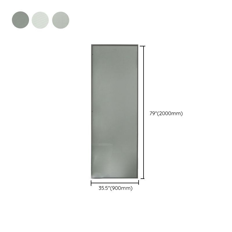 Tempered Shower Door Framed Scratch Resistant Shower Bath Door