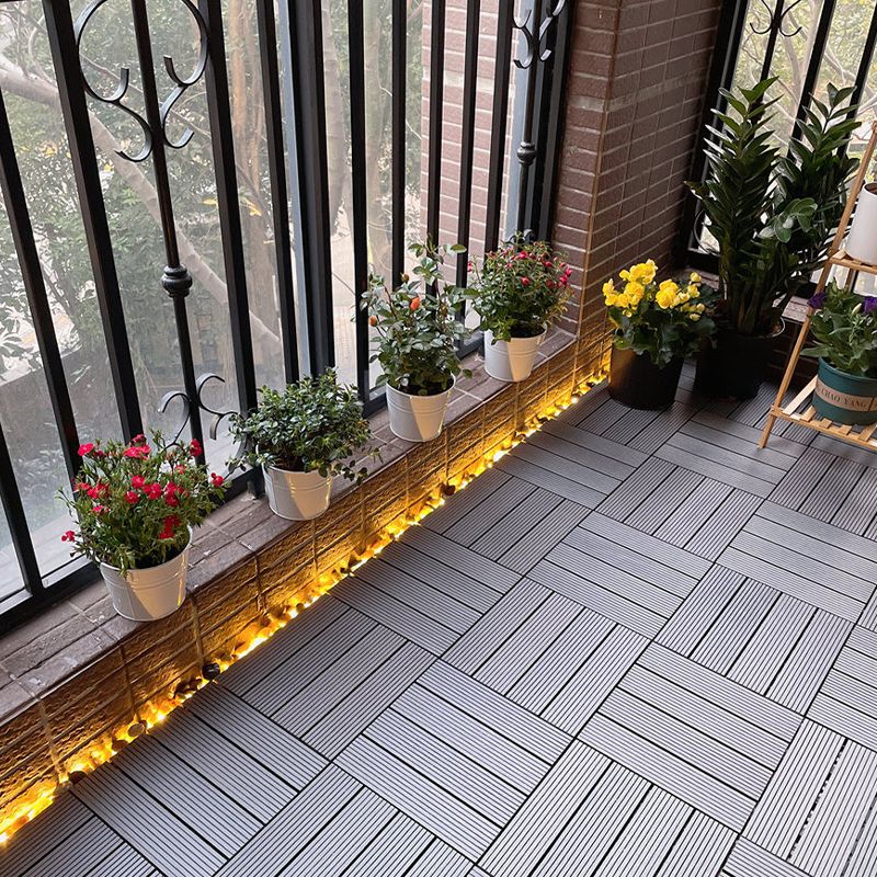 Anti-corrosion Wood Flooring Modern Style Square Outdoor Wood Flooring