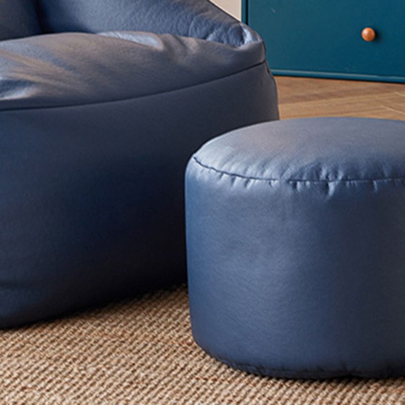 31.49" W x 27.55" D x 27.55" H Bonded Leather Accent Room Chair with Tight Back