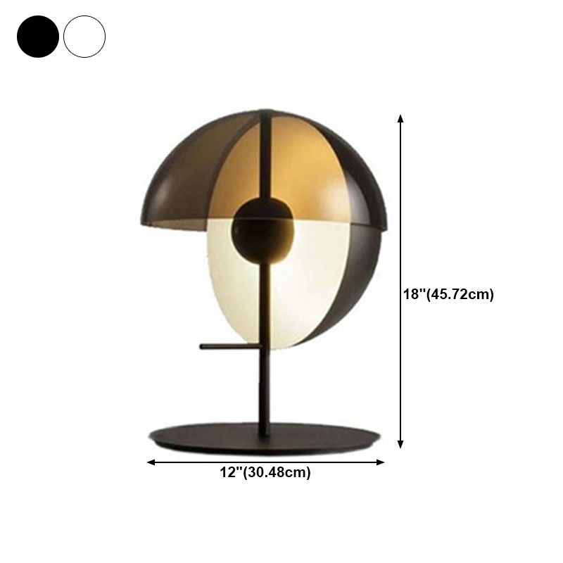 Eenvoudige bureaulamp huishoudelijke glazen tafellichtmakelaar voor slaapkamerstudieruimte