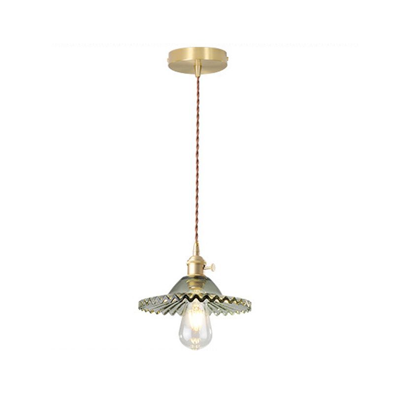 Coppa di vetro Copertura Ombra appeso Luci sospese in stile industriale 1 Fun a montaggio appeso alla luce