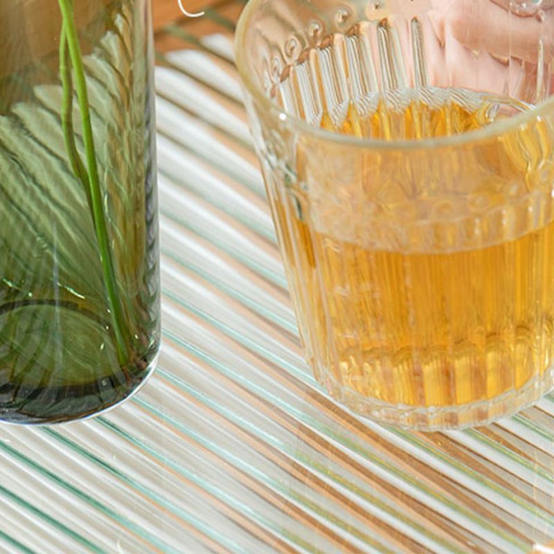 11" Wide Contemporary Corner Table Storage Clear Double Tier Accent Side Table