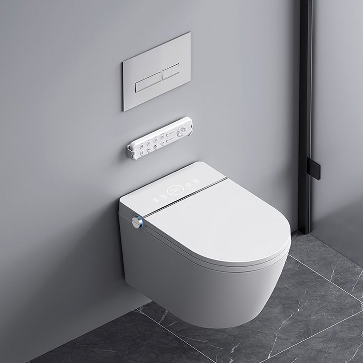 Modern White Wall Mount Urine Toilet Siphon Jet Toilet Bowl with Toilet Seat
