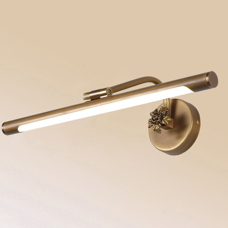 Adjustable Tube Bath Vanity Mirror Light Vintage Metal LED Wall Mount Light Fixture