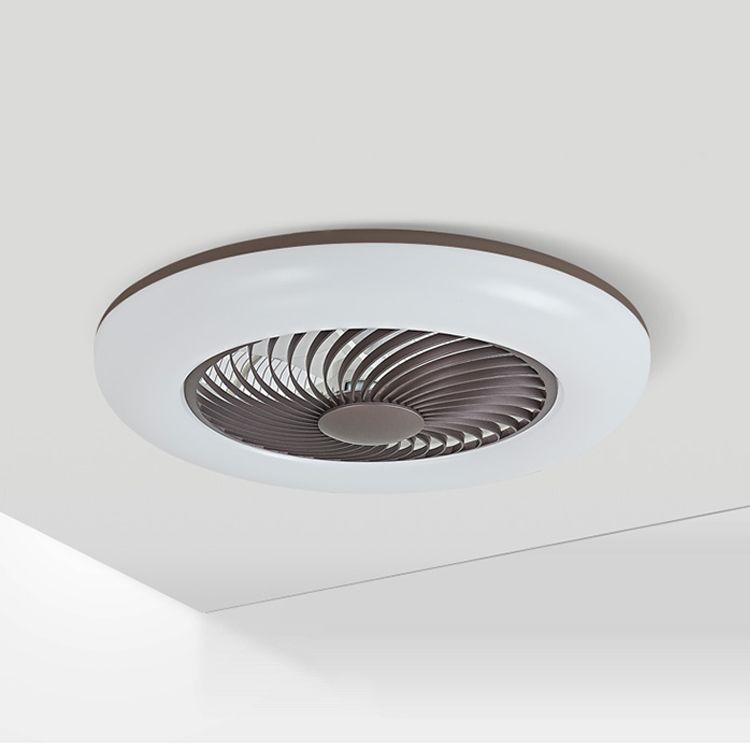 1 Light Ceiling Fan Lighting Modern Style Metal Ceiling Fan Light for Dining Room