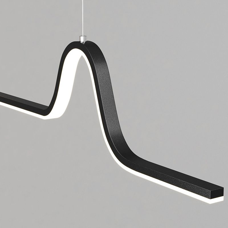 Modern White/Black Kitchen Island Lighting LED Ceiling Light for Dining Room
