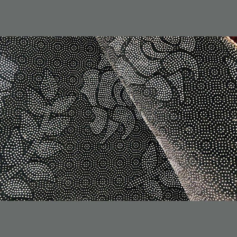 Pink Modern Indoor Rug Polyester Color Block Carpet Stain Resistant Rug for Bedroom