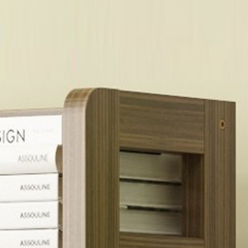 3/4/5-Shelf Modern Open Etagere Bücherregal Massivholz vertikaler Bücherregal