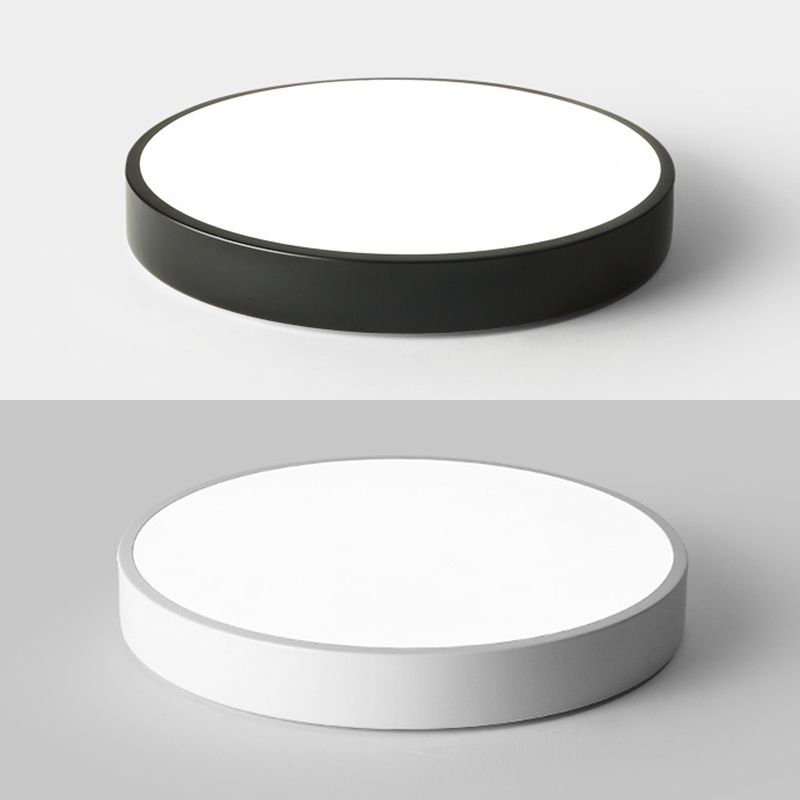 Plafonnier LED rond en acrylique, luminaire de Style nordique simple, pour couloir d'entrée