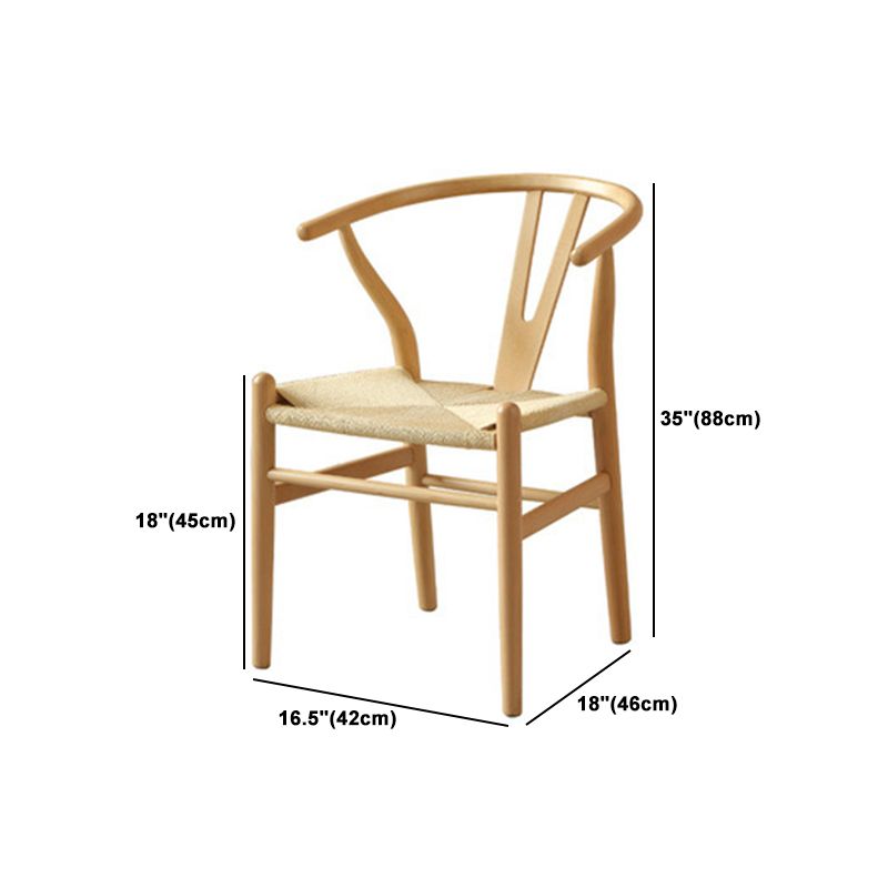 Contemporary Dining Set 1/2/5/7 Pcs Solid Wood Dining Table and Chairs