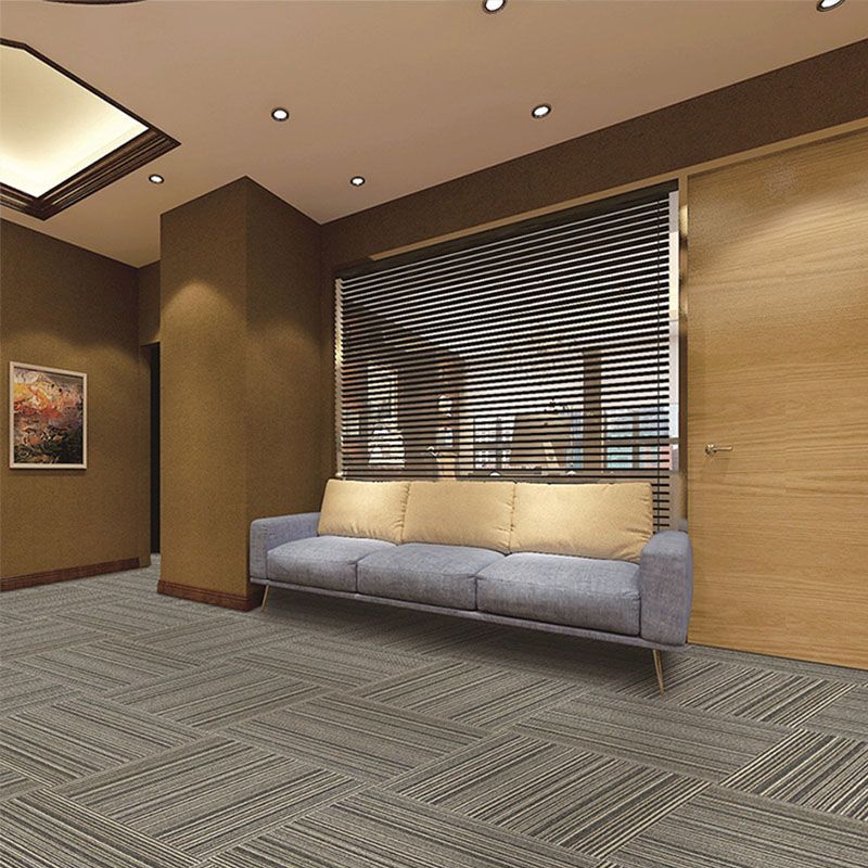 Modern Carpet Tiles Self Adhesive Level Loop Stain Resistant Carpet Tile