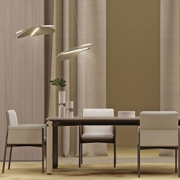 Faux Leather Contemporary Dining Chair Matte Finish Solid Back Dining Arm Chair