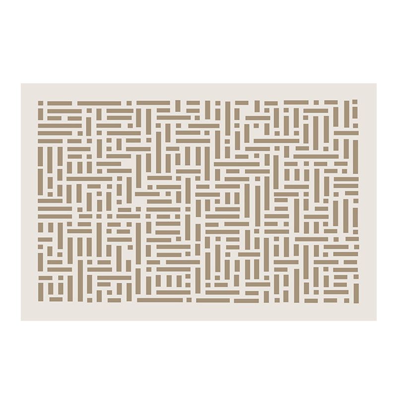 Modern Indoor Rug Polyester Graphic Rug Stain Resistant Rug for Living Room