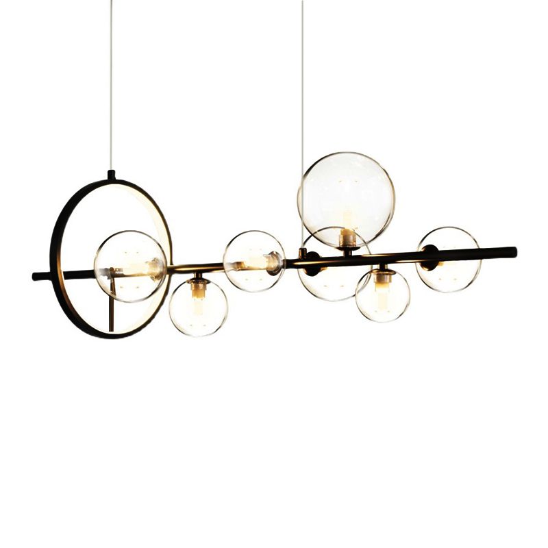 Fissaggio del lampadario a sospensione lampadario a globo moderno lampadario in vetro lampadario in vetro