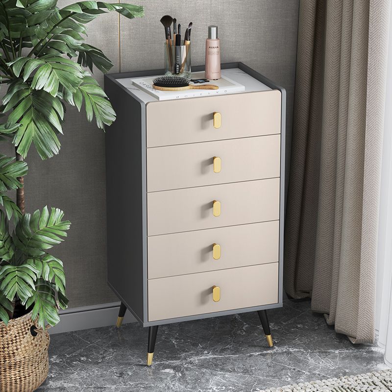 13.65-inch Width Dresser Glam Storage Chest with 4/5 Drawers