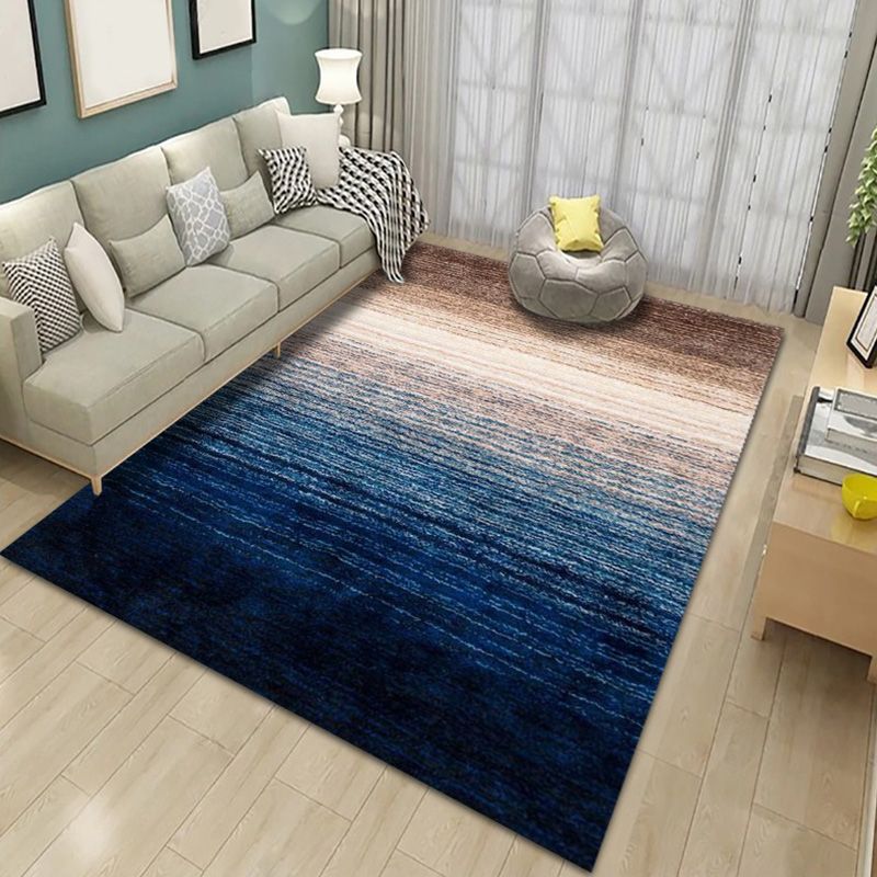 Grey Modern Rug Polyester Hexagon Rug Washable Rug for Drawing Room