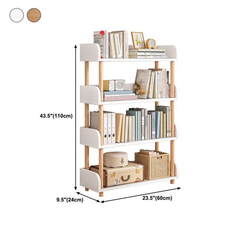 Scandinavian Bookshelf Engineered Wood Shelf Bookcase for Office