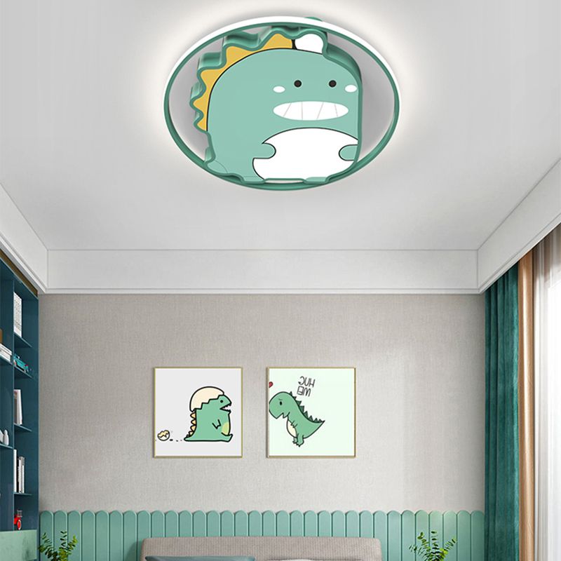 Plafoniere a LED con animali adorabili. Apparecchio di illuminazione per camera da letto per bambini in stile moderno