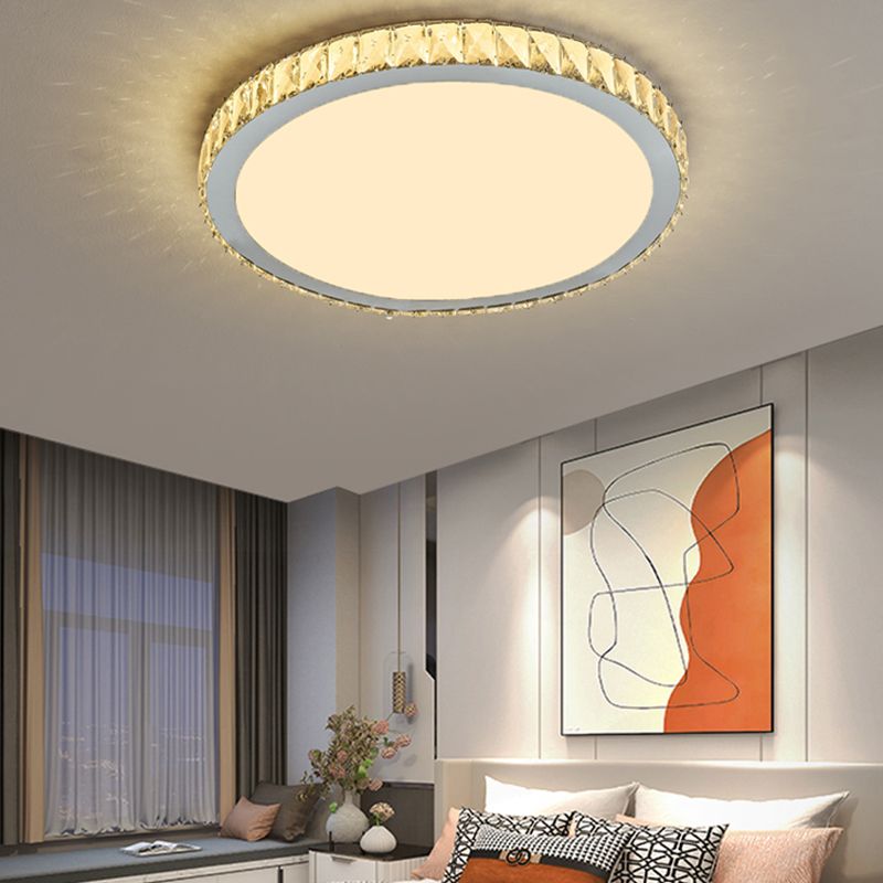 Plafonnier LED encastré en cristal, éclairage de plafond, salon, salle à manger, chambre à coucher