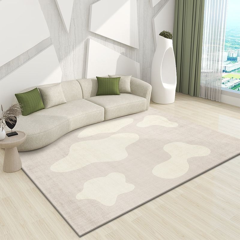 Black Nordic Carpet Polyester Line Carpet Stain Resistant Carpet for Drawing Room