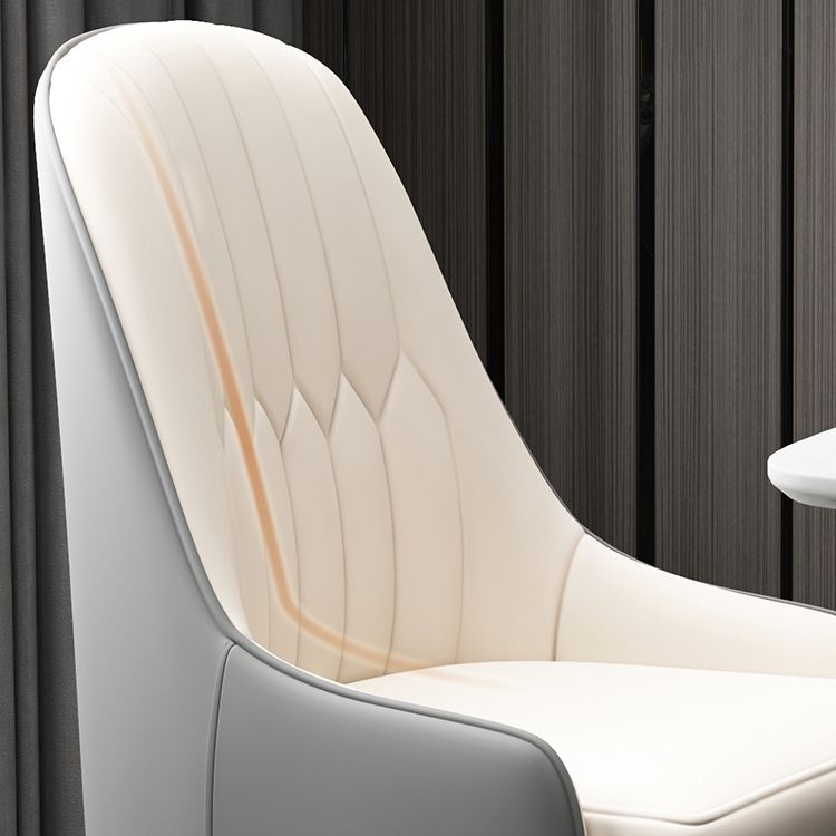 Silla de comedor de estilo escandinavo de metal, sillón de comedor Parsons para el hogar