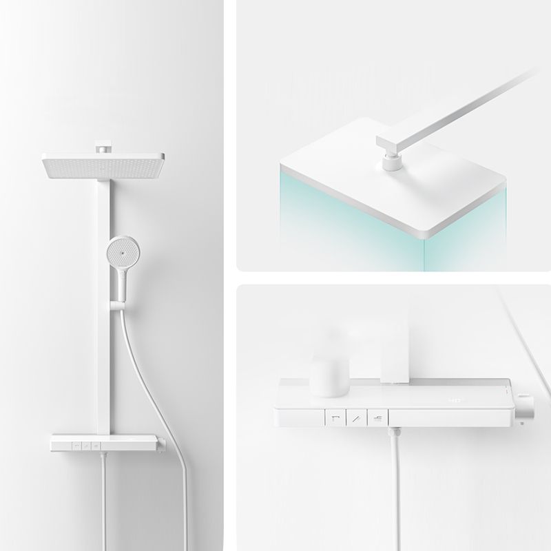 Modern Shower Faucet Brass Thermostatic Adjustable Shower Head Shower System