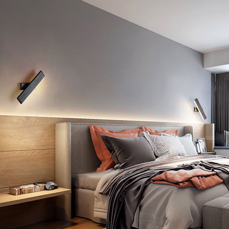 Rotatable kreative schwarze Flush Mount Wandleuchte Einfachheit Leuchte Leuchte