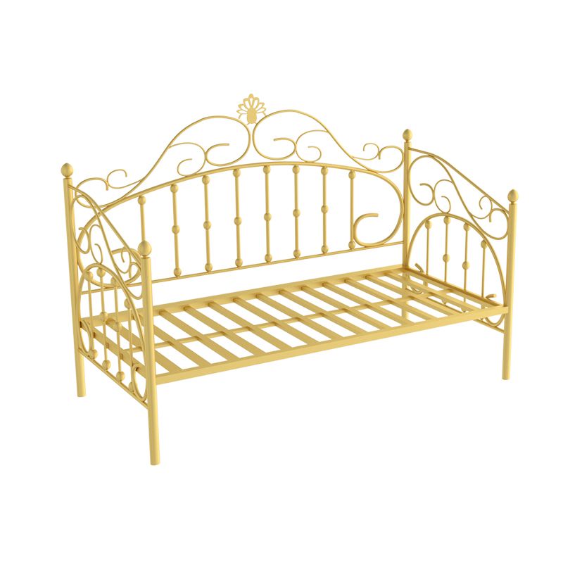 Scandinavian Daybed in Iron with Open-Frame Headboard Princess Theme Bed
