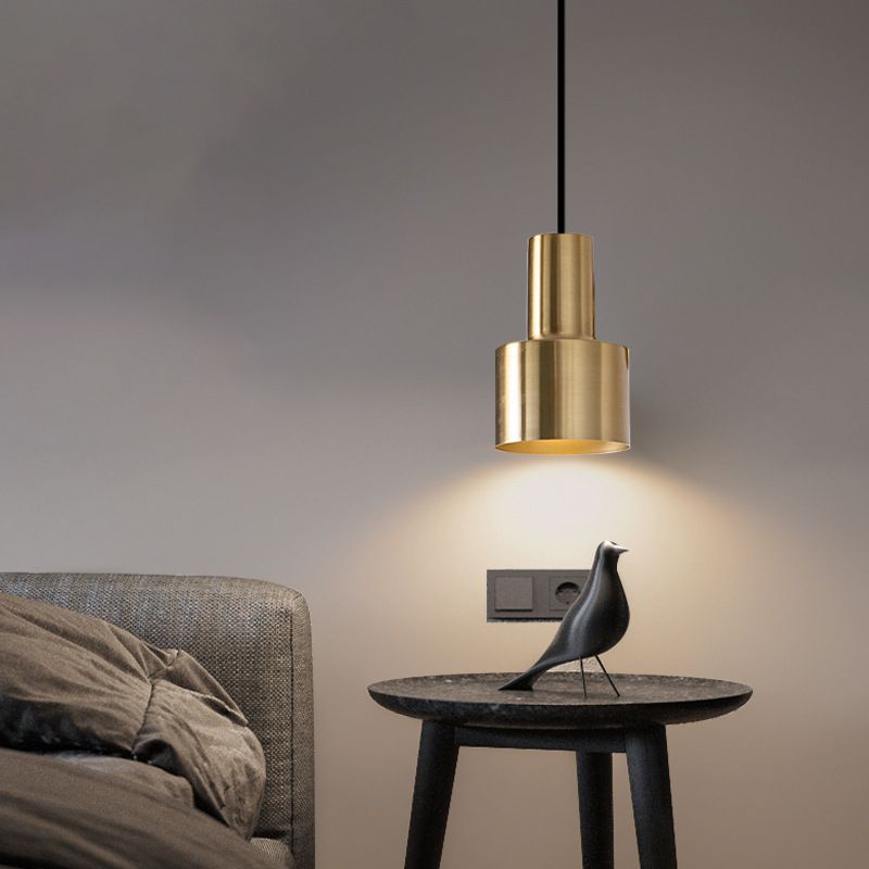 Moderne luxuriöse Einzelheiz -Lichtelektroplate -Metallhängelampe für Innenräume