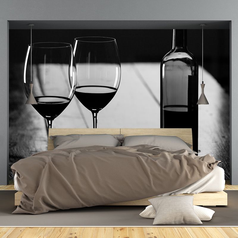 Full Size Liquor Wall Mural Contemporary Decorative Environment Friendly for Restaurant
