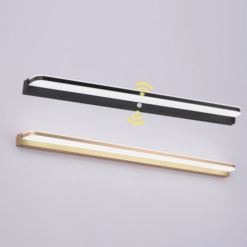 Infrared Sensible Bathroom Vanity Sconce Aluminum Modern LED Wall Light Fixture
