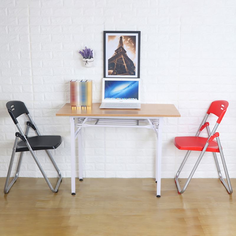 Silla lateral moderna de metal para interior y exterior, silla lateral de comedor con respaldo abierto