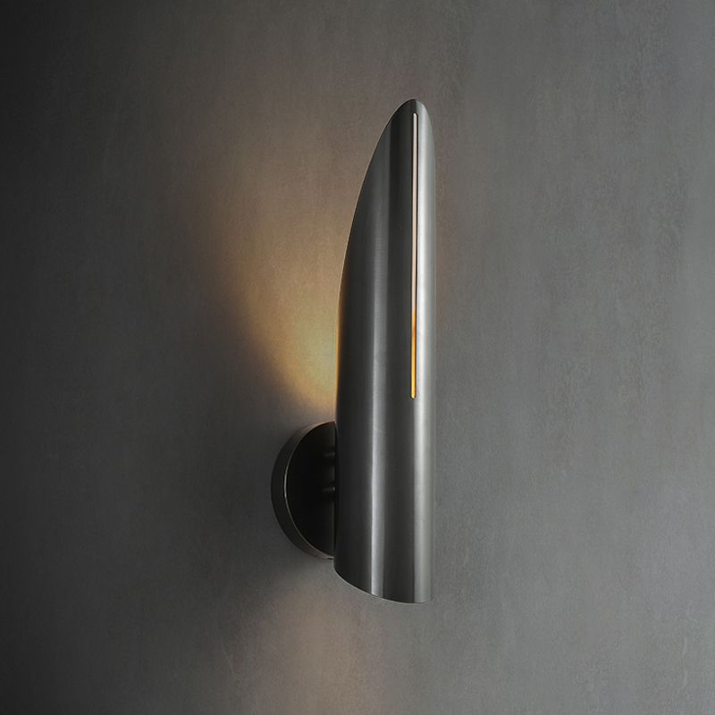 Nordic Style Wall Light Geometric 1 Light Wall Sconce with Brass for Bedroom