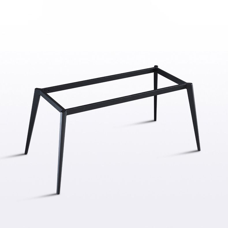 Rectangle Modern Stone Table Standard Height Dining Table with 4 Legs