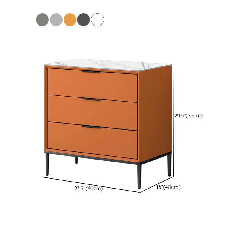 Contemporary Bedroom Storage Chest Vertical Chest with Drawers